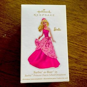 Hallmark Keepsake Barbie as Blair in Barbie Princess Charm School Ornament